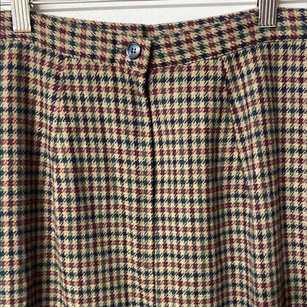 ISAAC HAZAN Vintage Wool Blend Midi Pencil Skirt - Picture 5 of 11